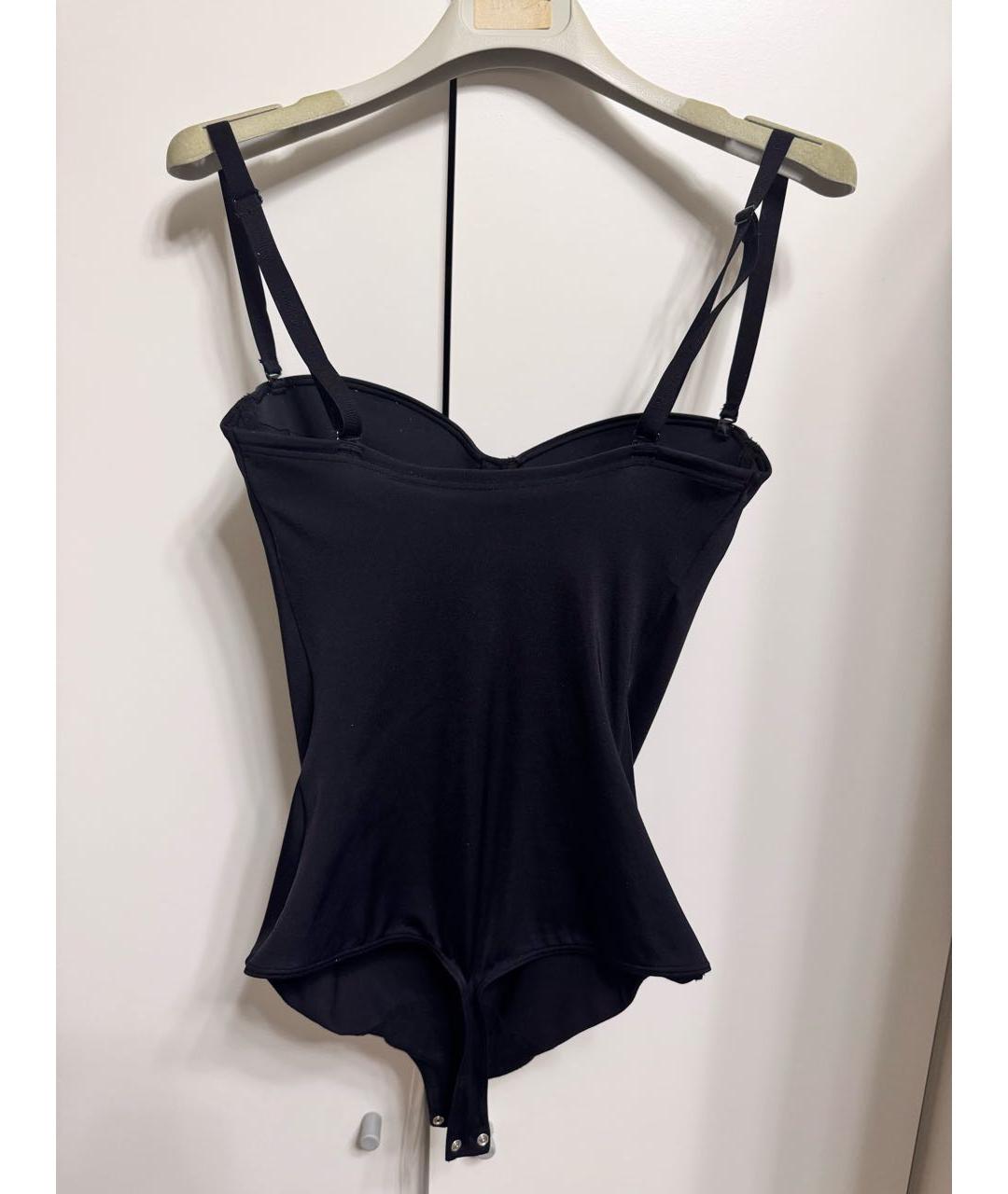 WOLFORD Черное полиамидовое боди, фото 2