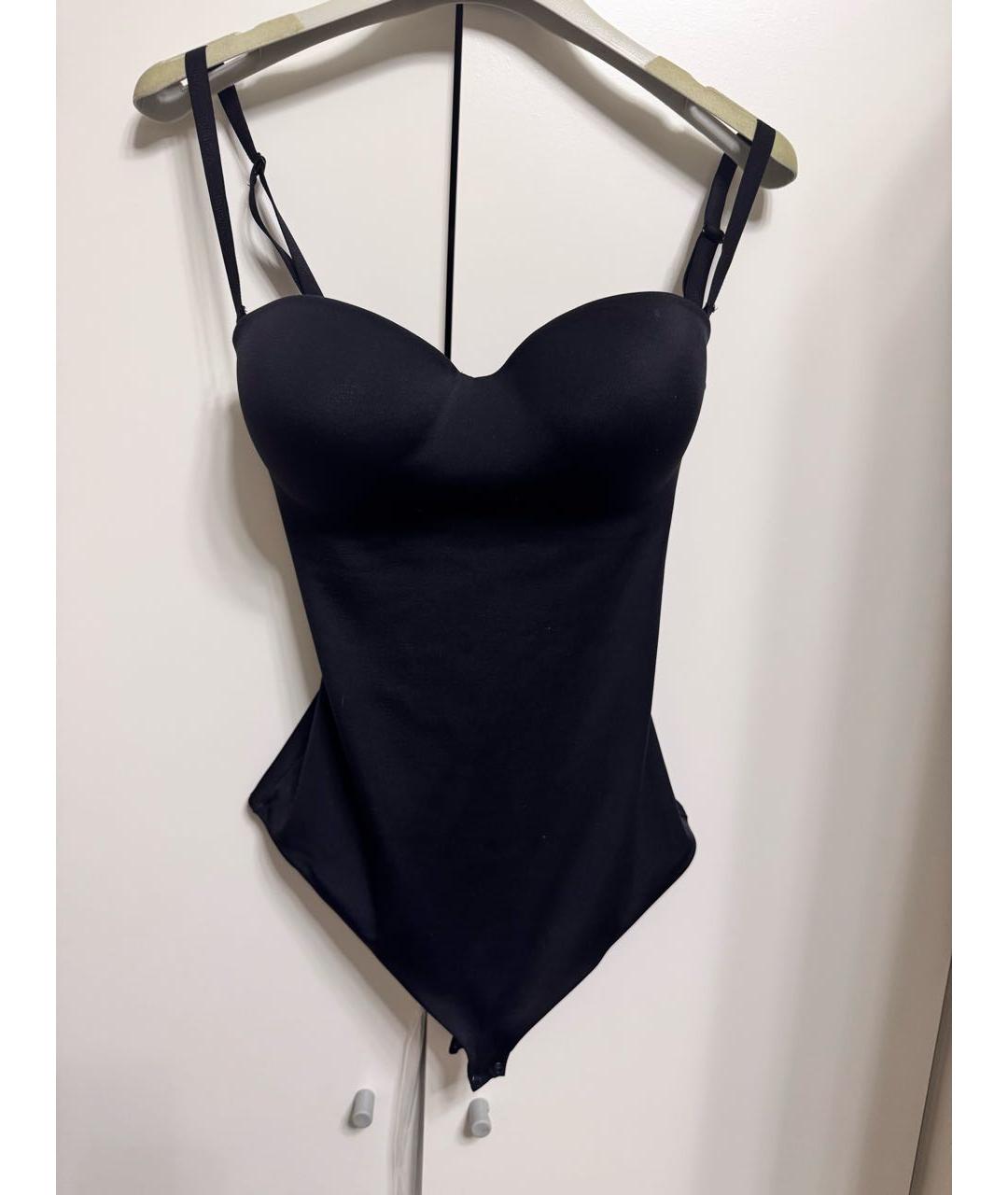 WOLFORD Черное полиамидовое боди, фото 9