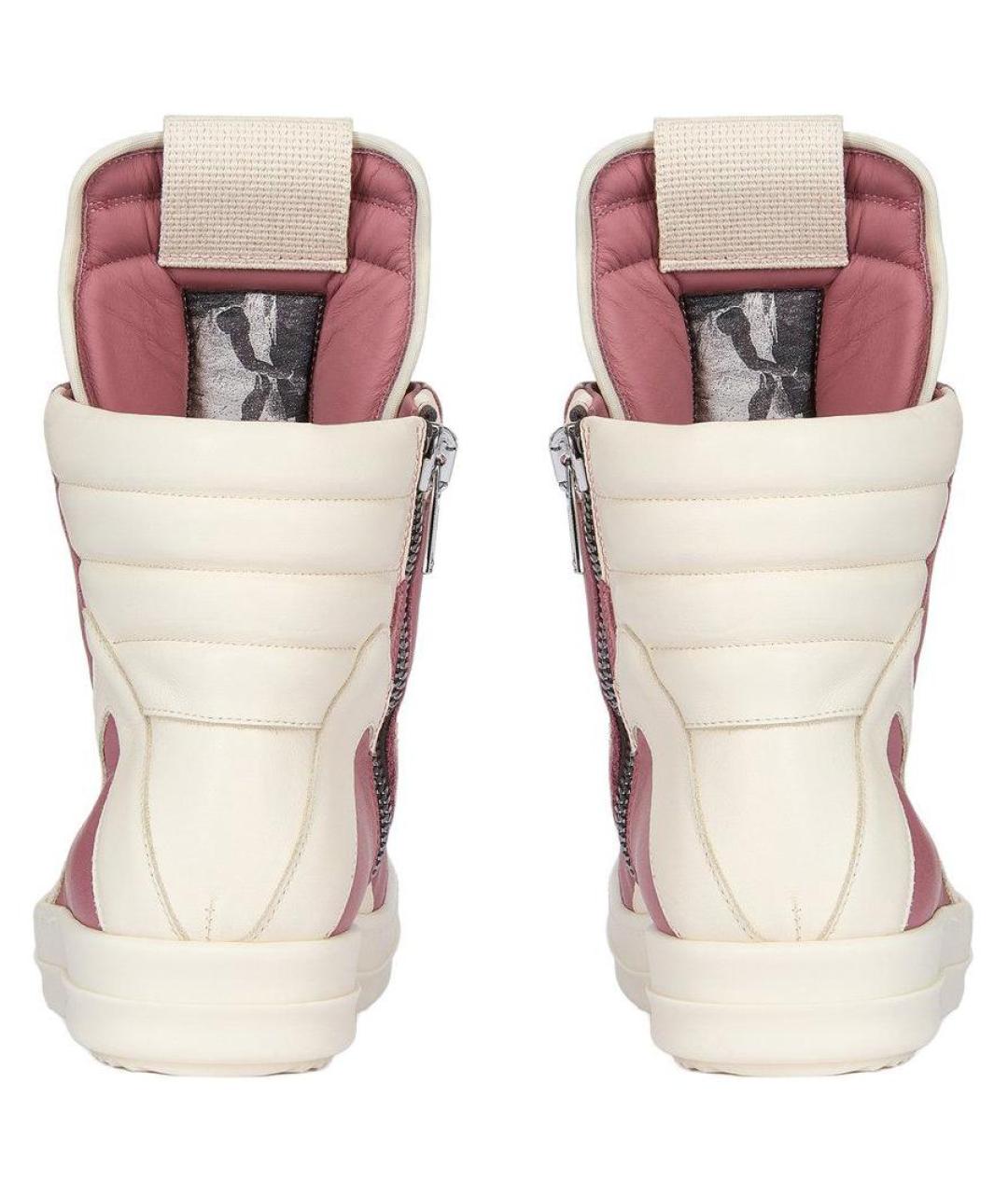 RICK OWENS Розовые кеды, фото 4
