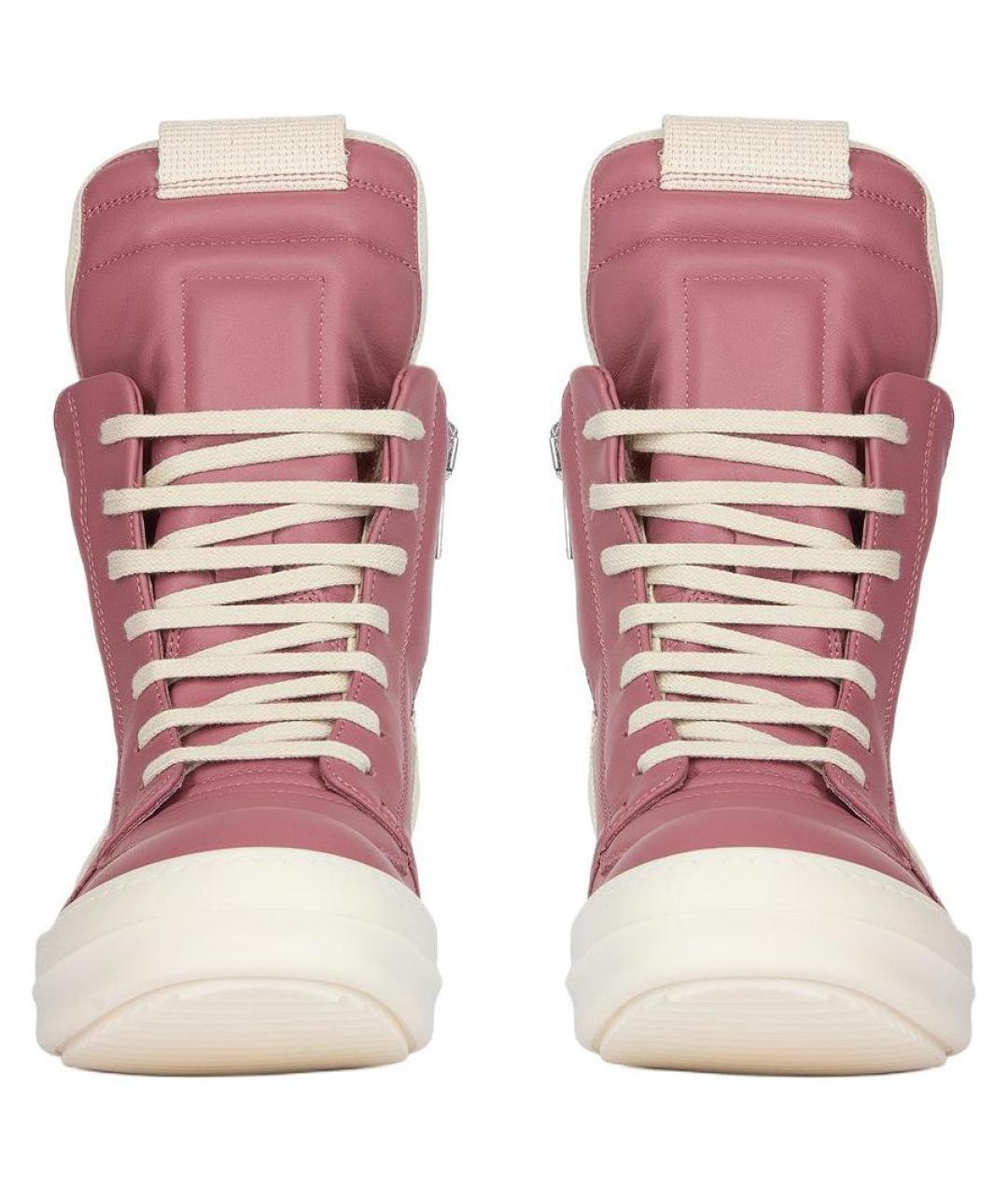 RICK OWENS Розовые кеды, фото 3