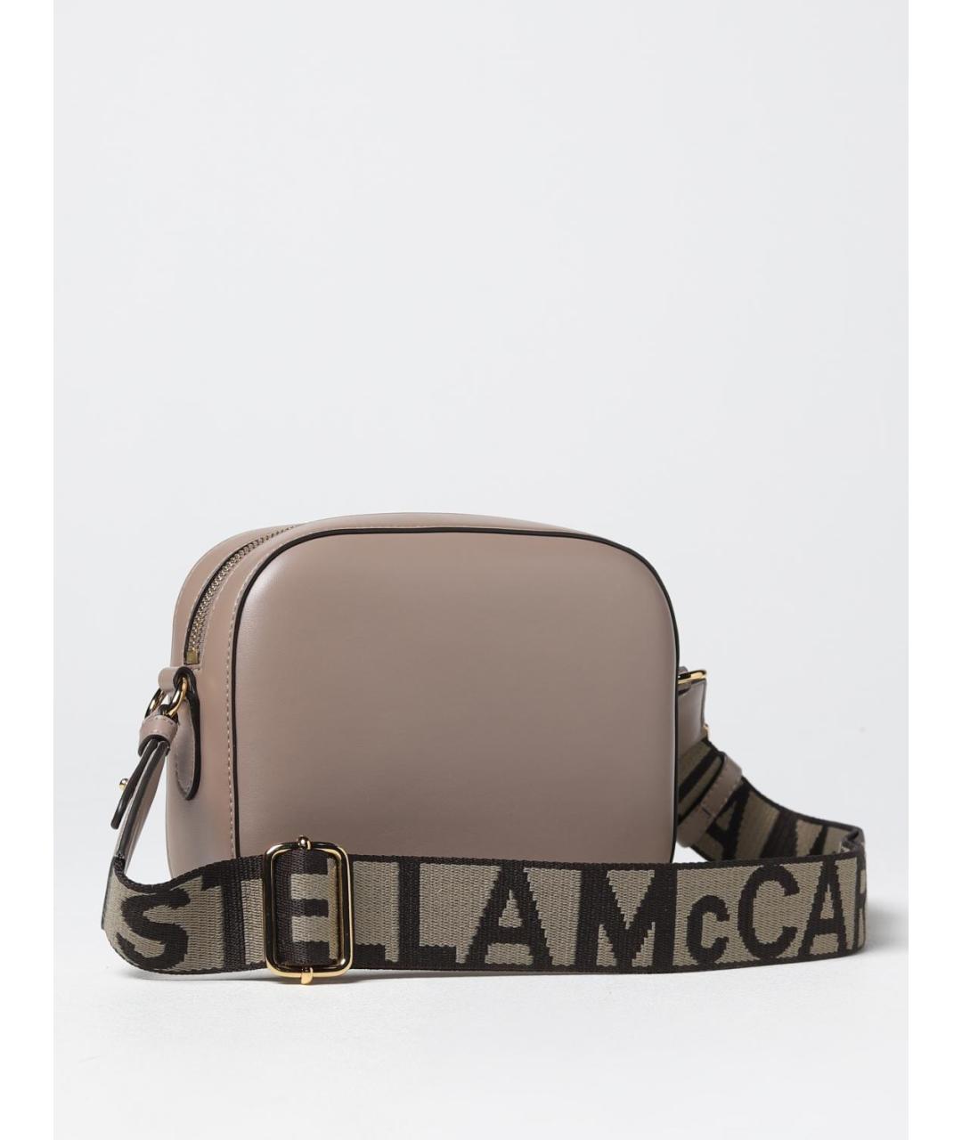 STELLA MCCARTNEY Бежевая сумка через плечо из искусственной кожи, фото 2