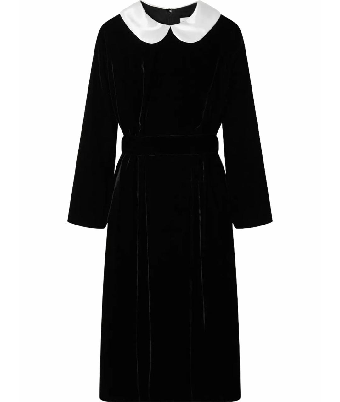 COMME DES GARÇONS Черное полиэстеровое повседневное платье, фото 1