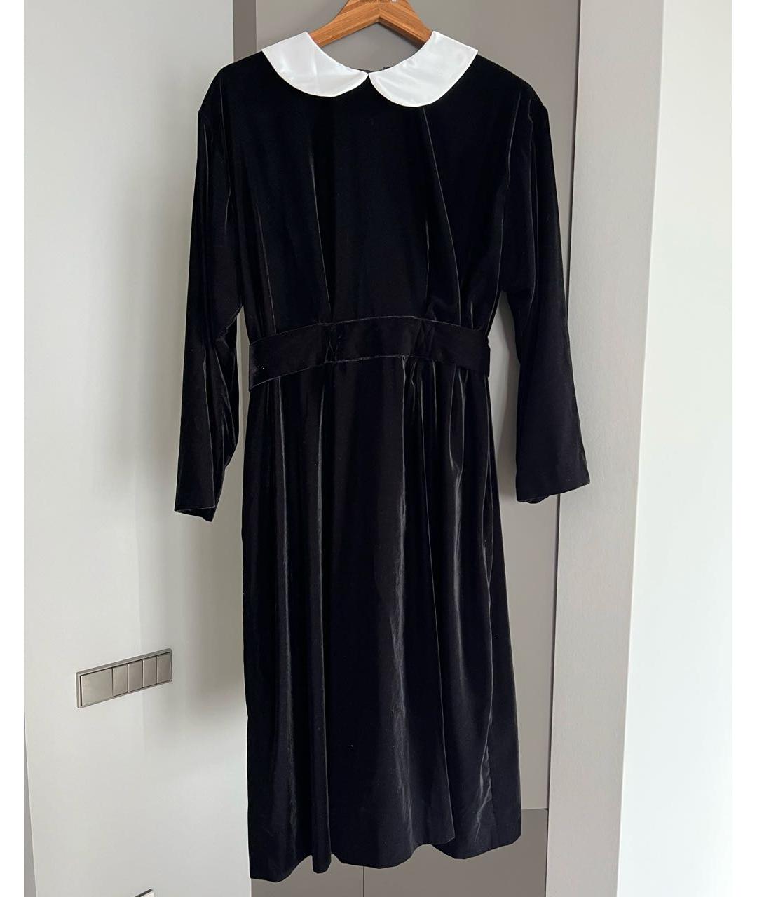 COMME DES GARÇONS Черное полиэстеровое повседневное платье, фото 2