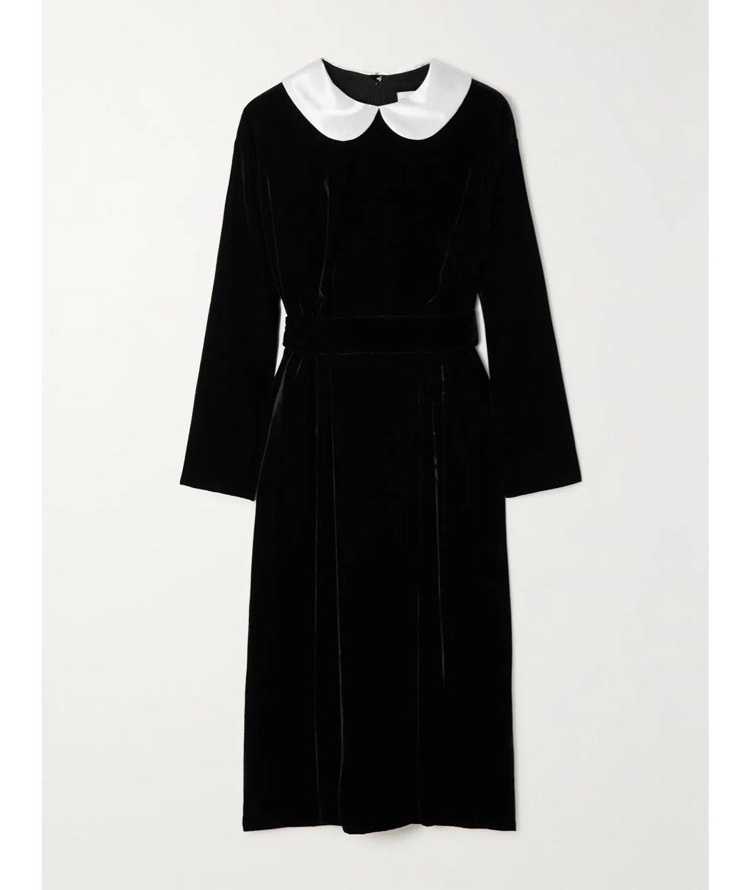 COMME DES GARÇONS Черное полиэстеровое повседневное платье, фото 9