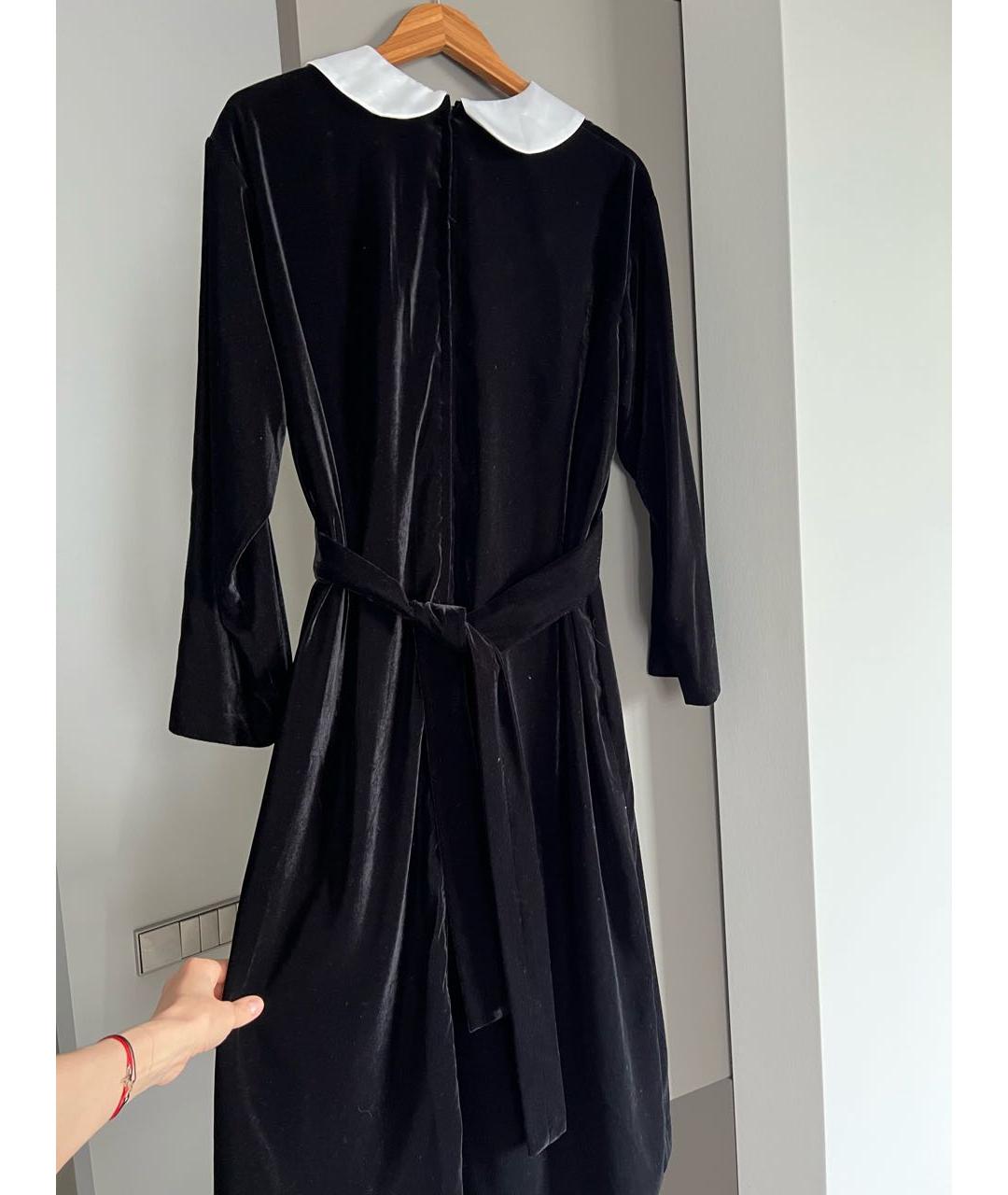 COMME DES GARÇONS Черное полиэстеровое повседневное платье, фото 3