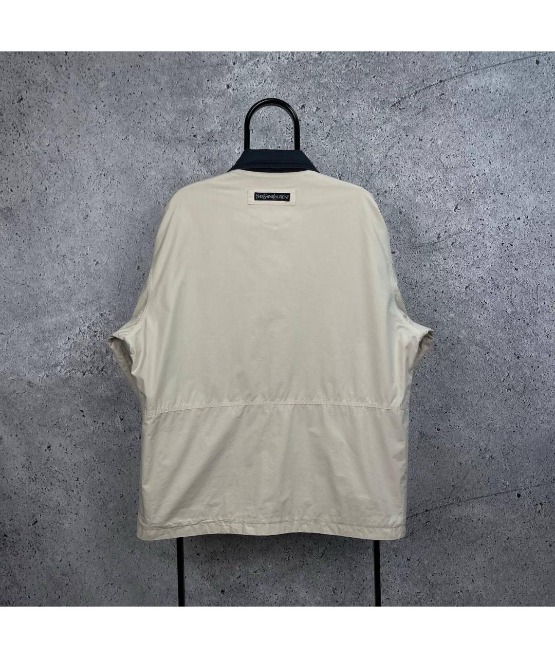 SAINT LAURENT Бежевая куртка, фото 3
