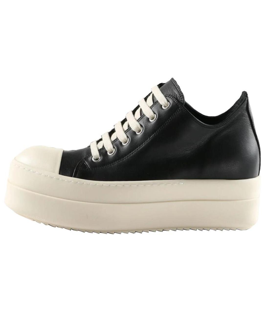 RICK OWENS Черные кеды, фото 2