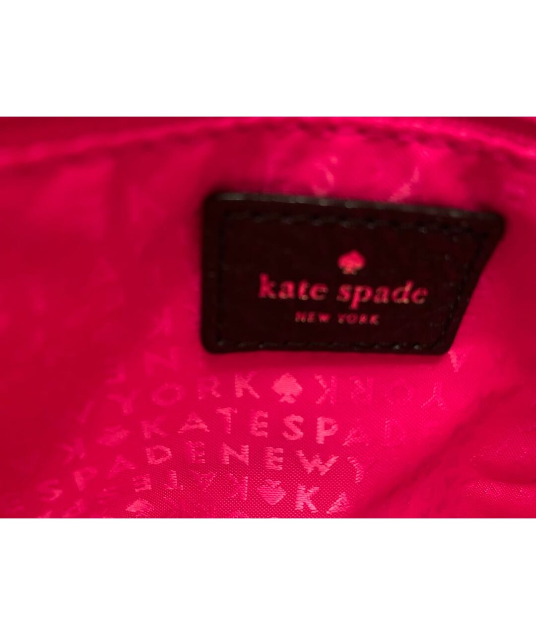 KATE SPADE Черная кожаная сумка тоут, фото 3