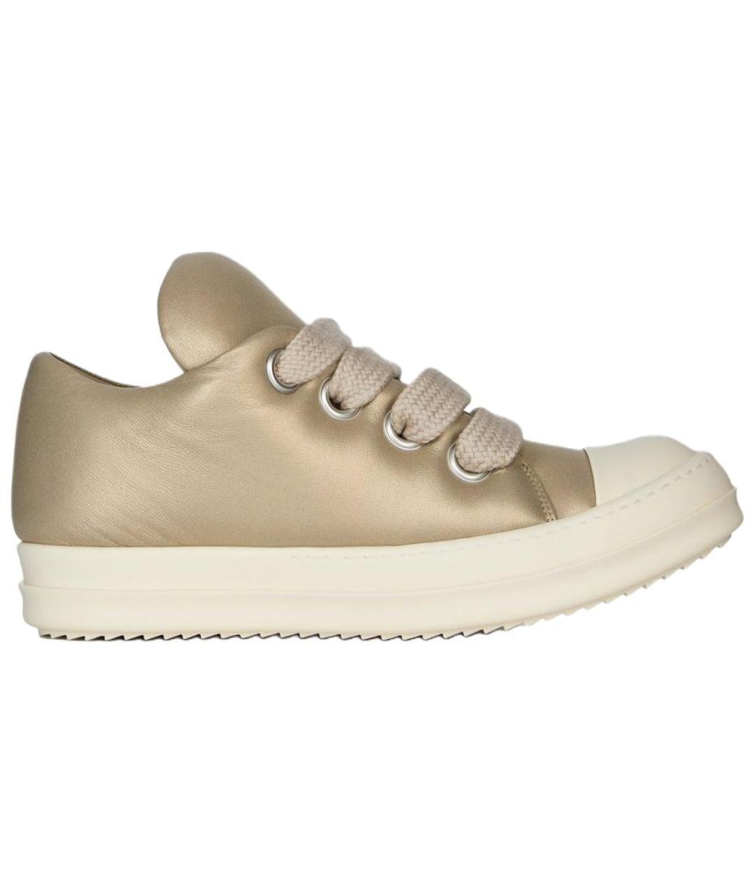 RICK OWENS Золотые кроссовки, фото 1