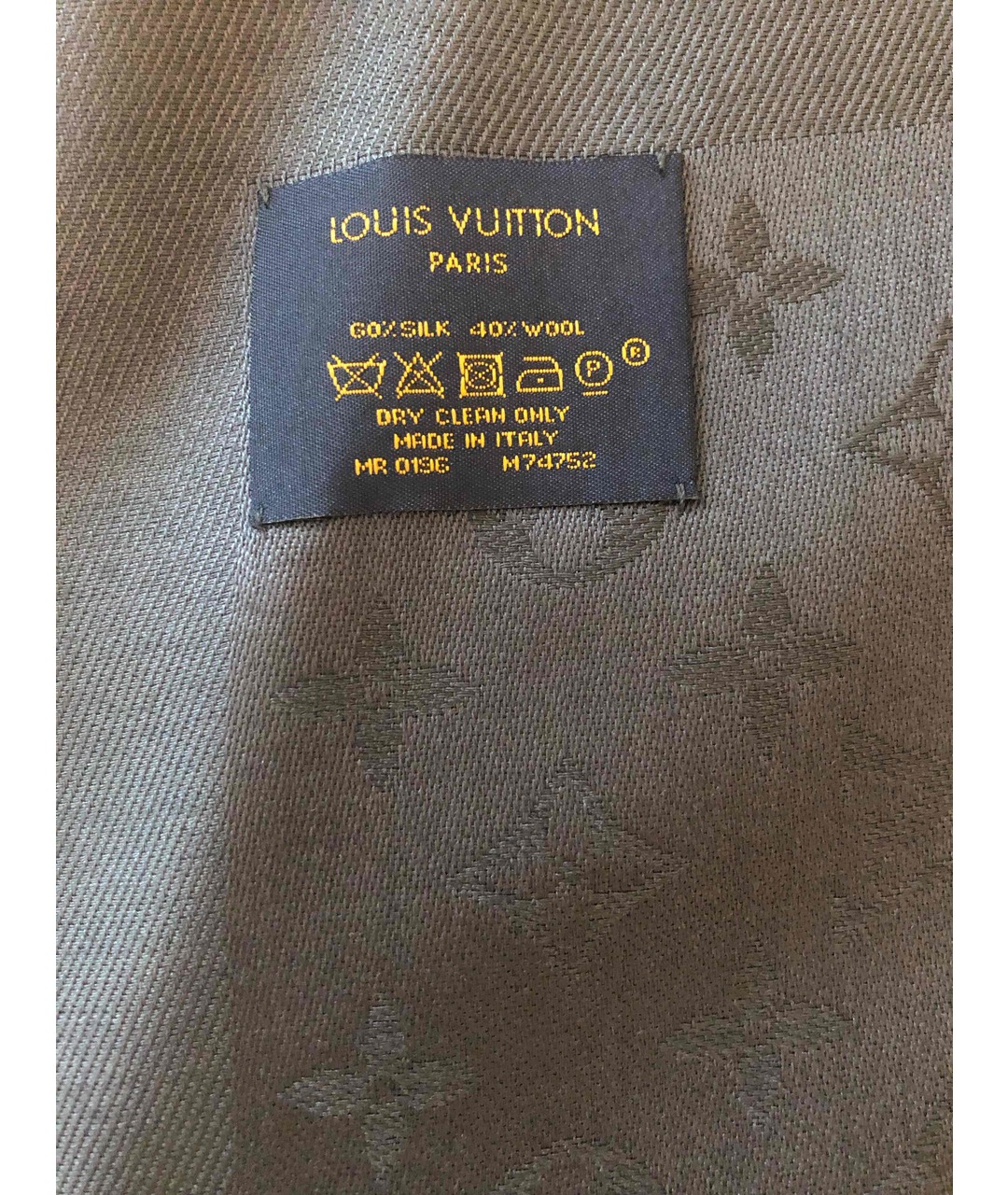 LOUIS VUITTON PRE-OWNED Шелковый шарф, фото 3