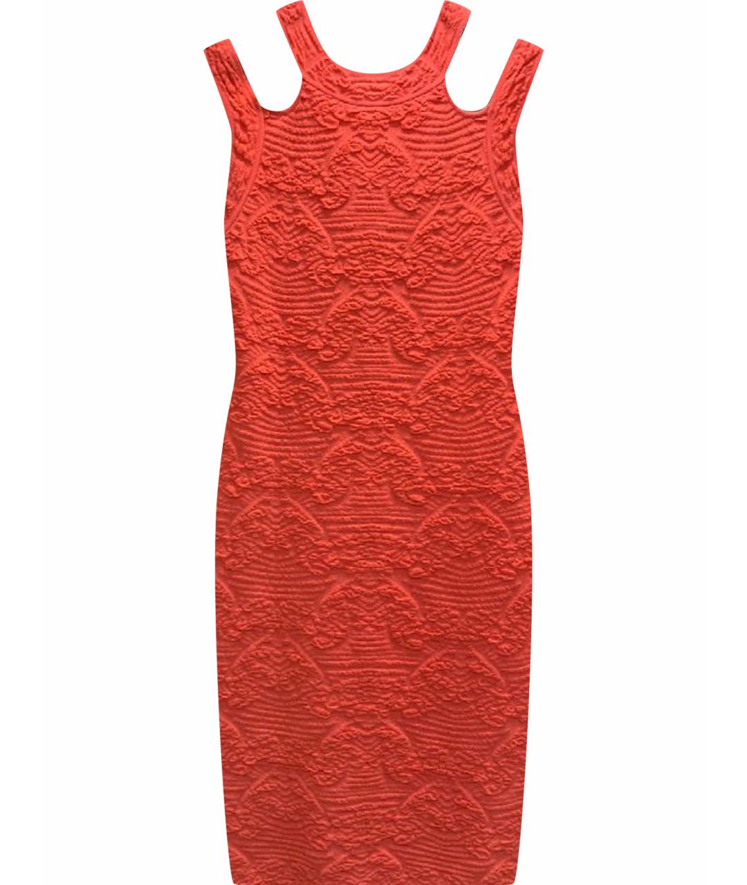 MISSONI Коралловое вискозное повседневное платье, фото 1