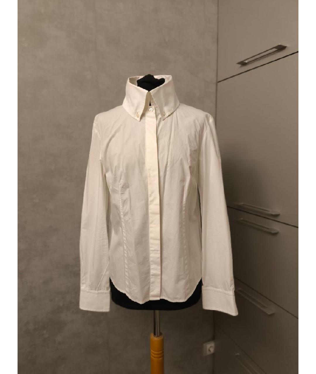 MCQ ALEXANDER MCQUEEN Белая хлопковая рубашка, фото 9