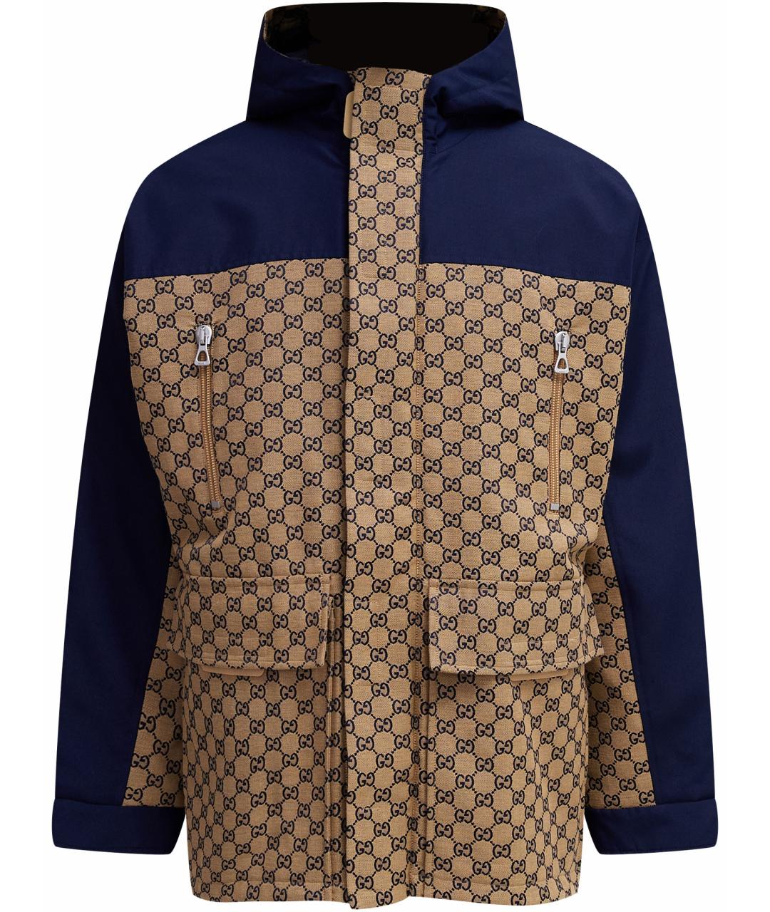GUCCI Бежевая хлопковая парка, фото 1