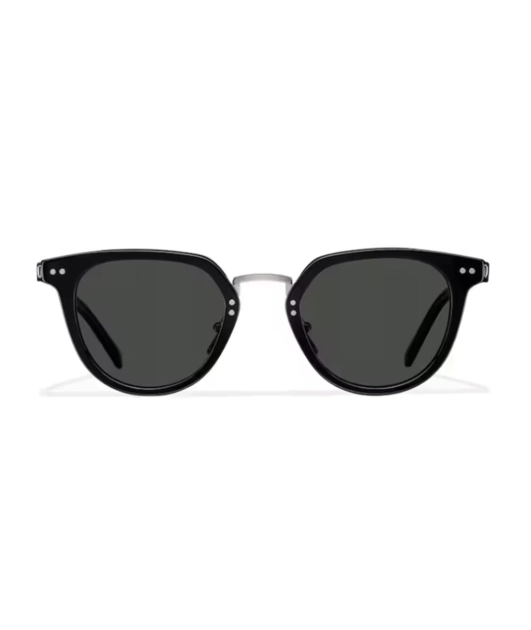 PRADA Черные металлические солнцезащитные очки, фото 1