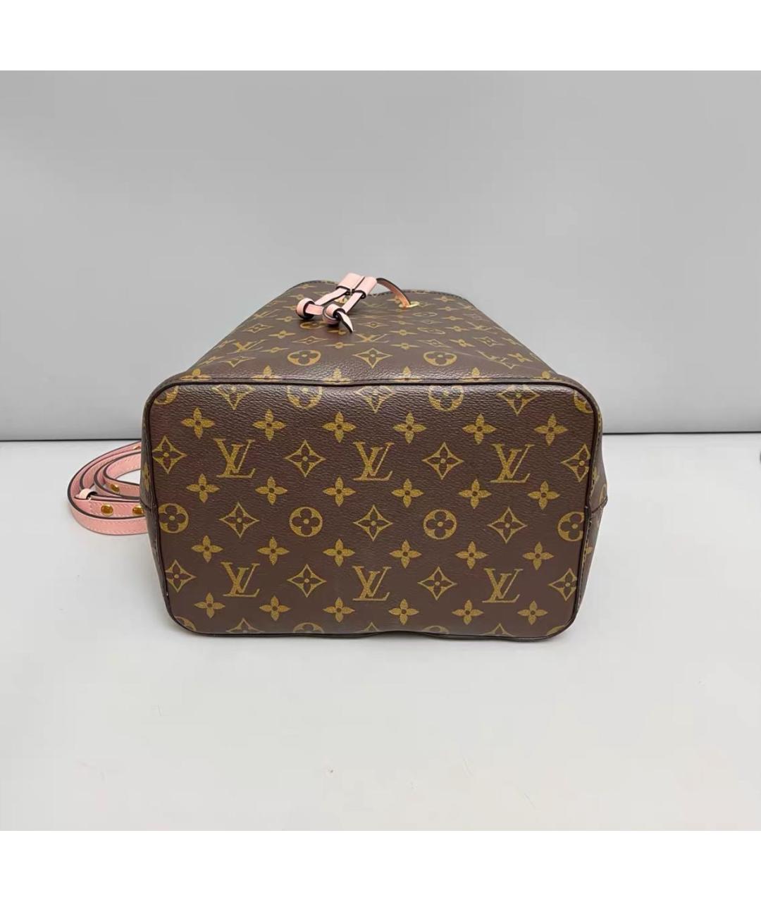 LOUIS VUITTON Розовая кожаная сумка тоут, фото 3