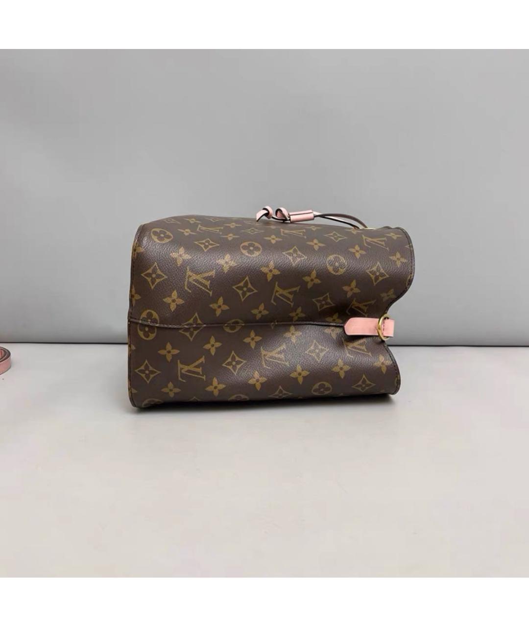 LOUIS VUITTON Розовая кожаная сумка тоут, фото 5