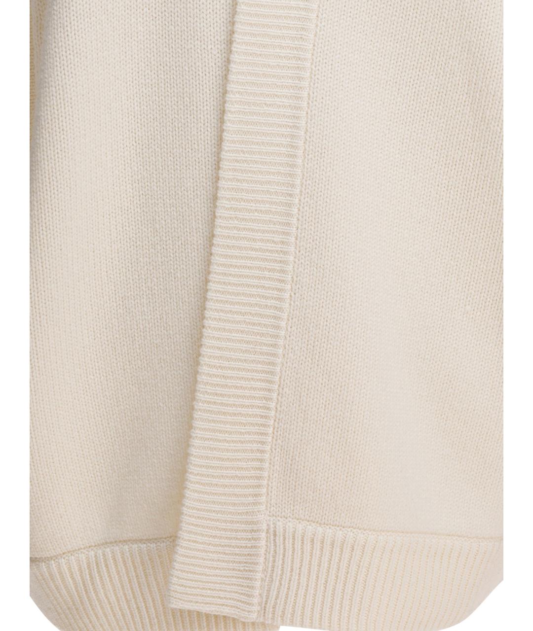 MAX MARA Белый шерстяной кардиган, фото 3