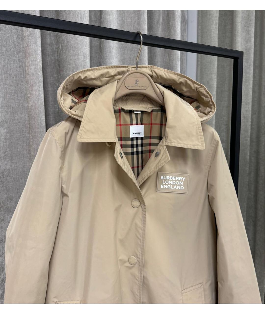 BURBERRY Бежевый тренч/плащ, фото 2