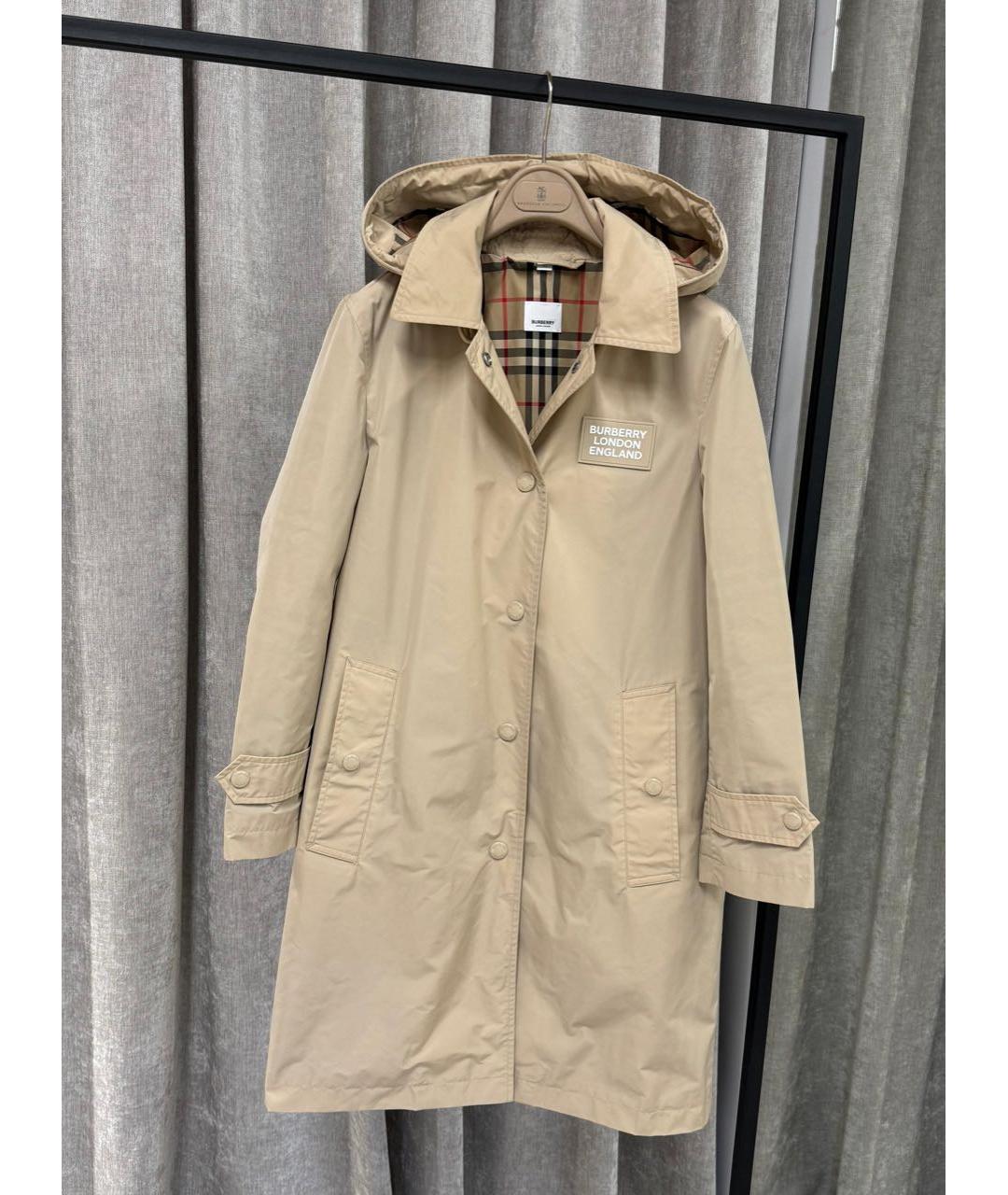 BURBERRY Бежевый тренч/плащ, фото 3