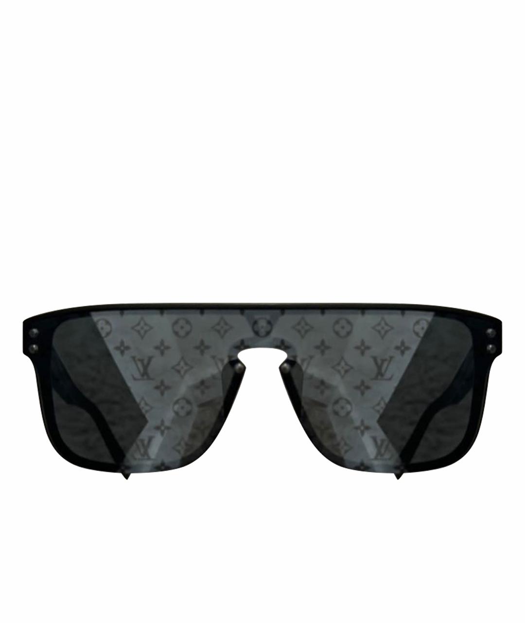 LOUIS VUITTON Черные пластиковые солнцезащитные очки, фото 1