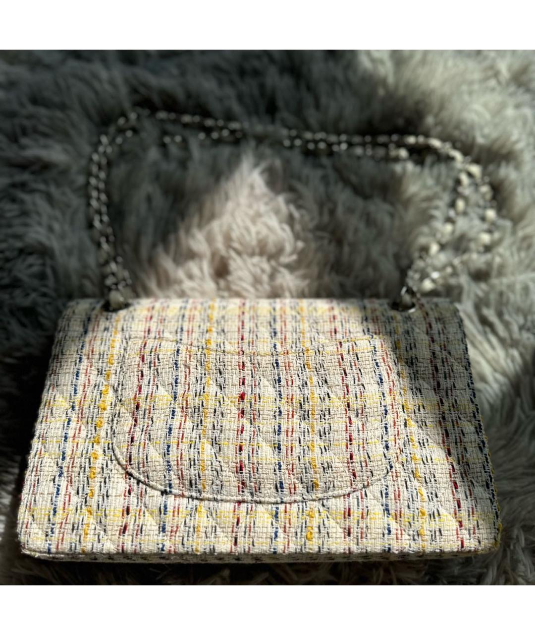 CHANEL Мульти твидовая сумка через плечо, фото 5