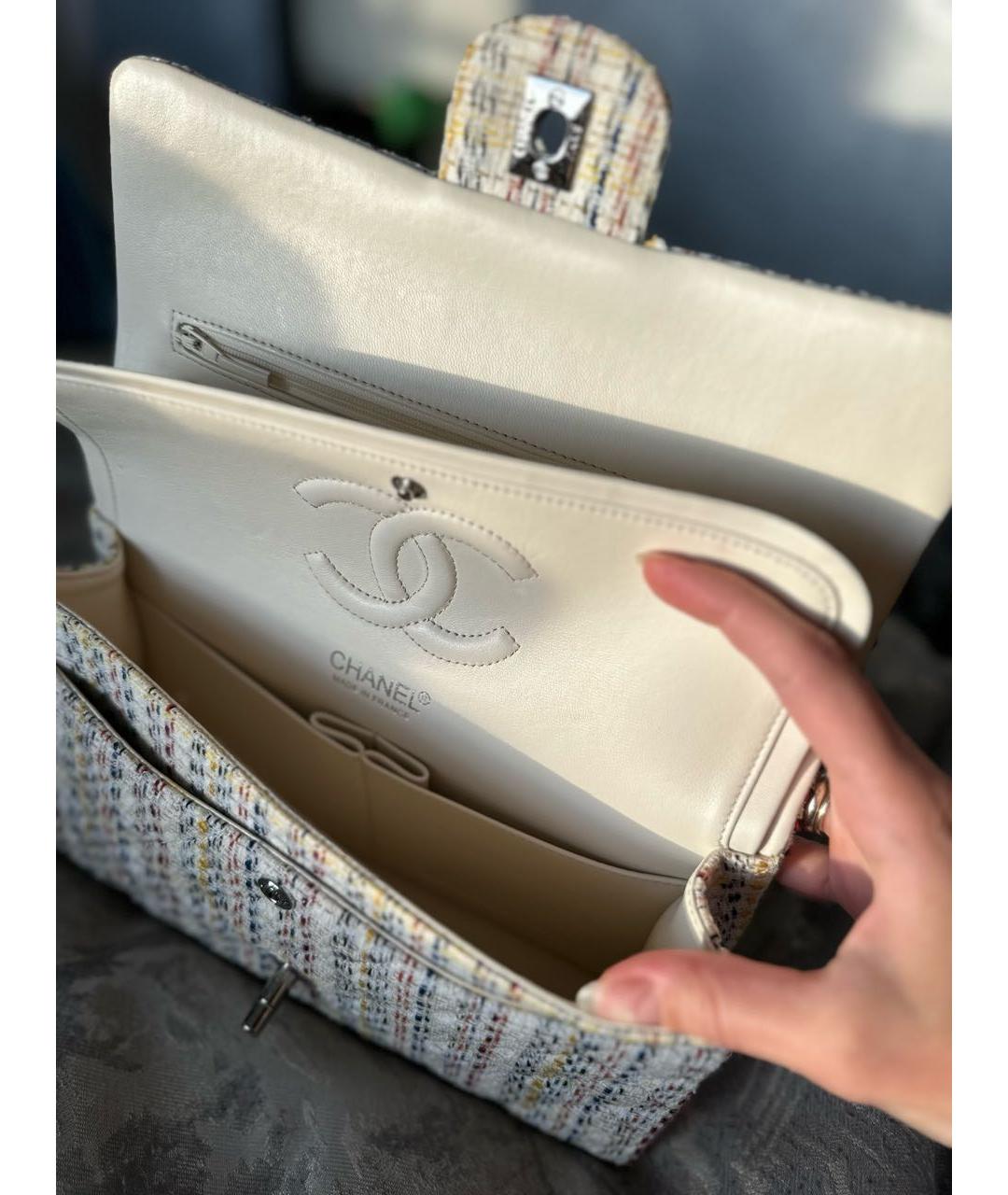 CHANEL Мульти твидовая сумка через плечо, фото 4