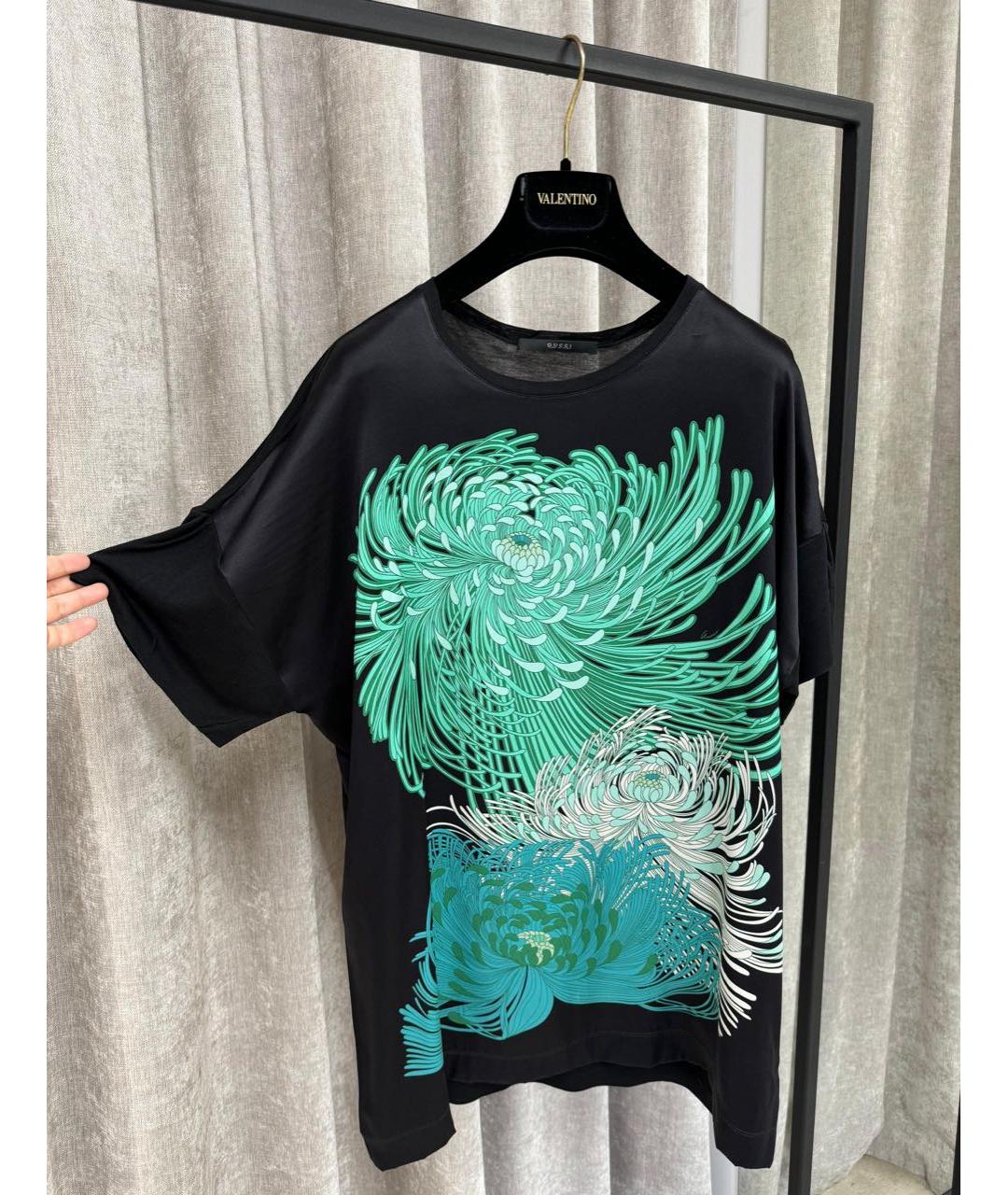 GUCCI Мульти шелковая блузы, фото 3
