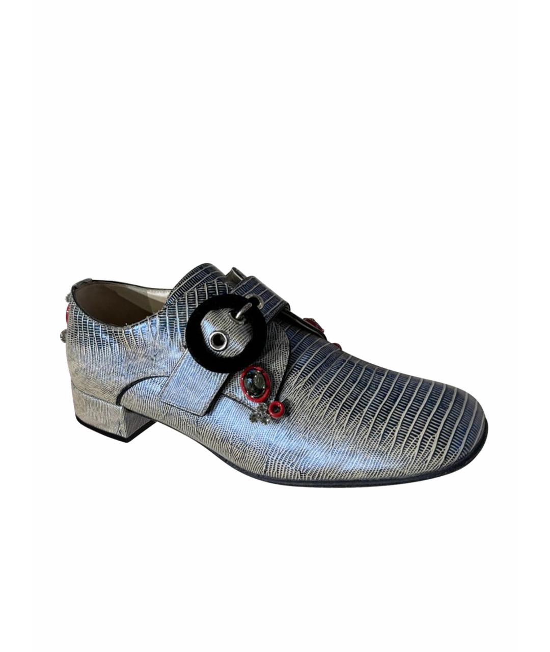CHRISTIAN DIOR Мульти кожаные туфли, фото 1
