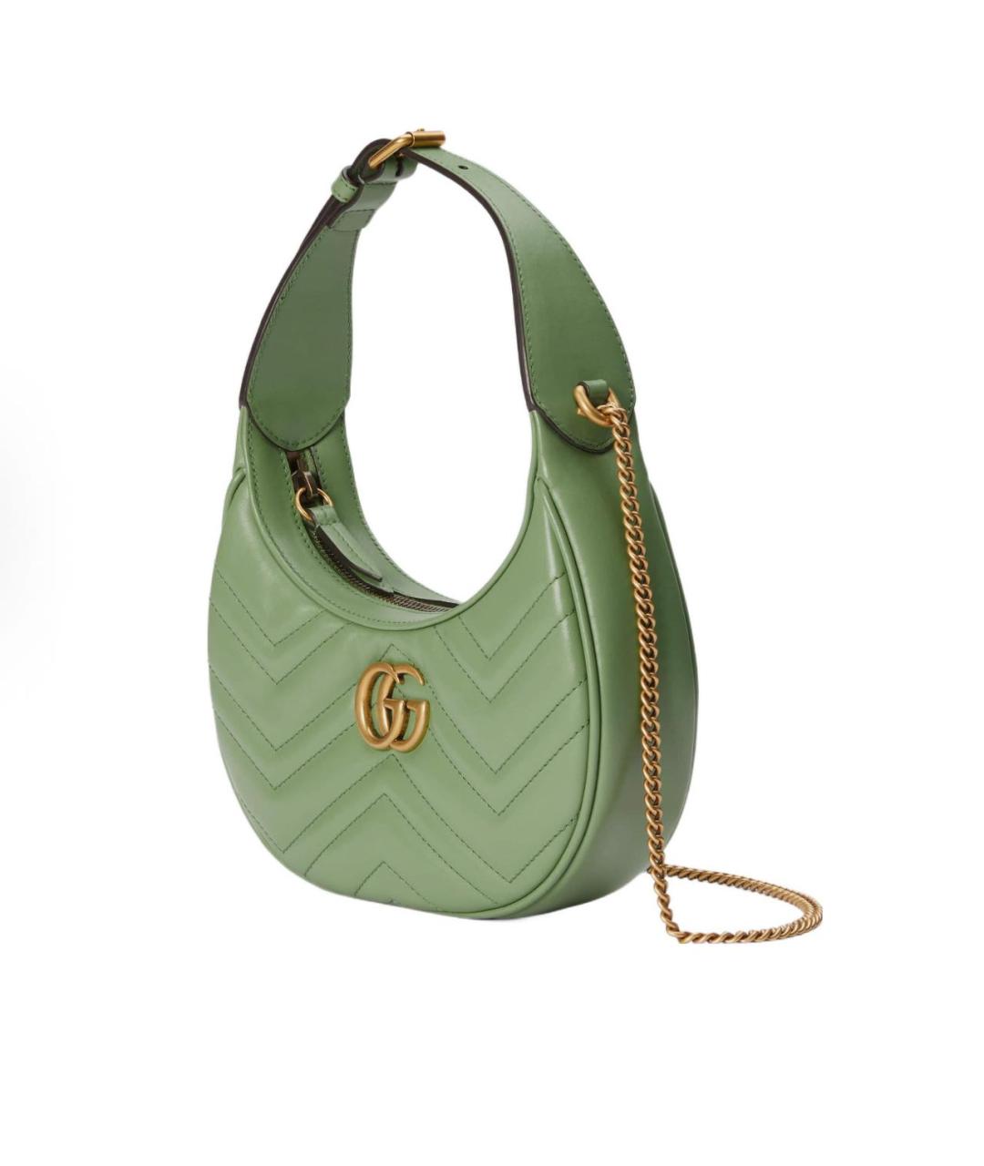 GUCCI Зеленая сумка с короткими ручками, фото 2