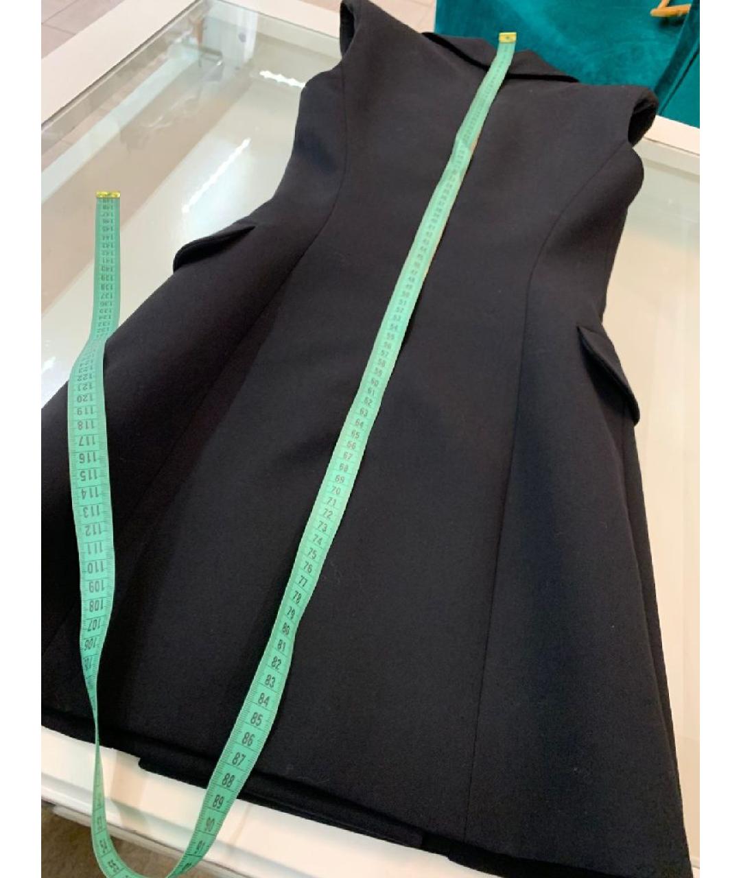 BALMAIN Черное шерстяное повседневное платье, фото 5