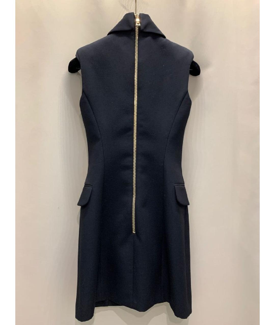 BALMAIN Черное шерстяное повседневное платье, фото 3