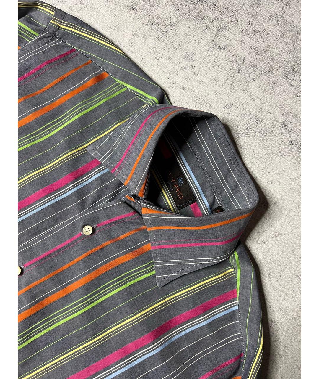 ETRO Мульти хлопковая классическая рубашка, фото 6