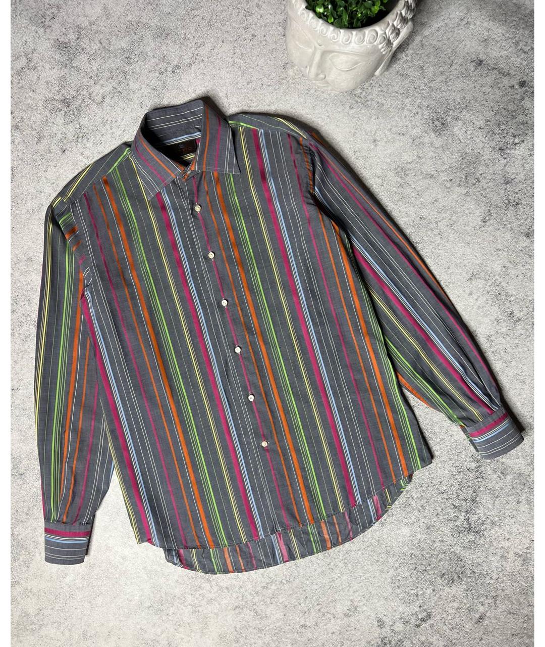 ETRO Мульти хлопковая классическая рубашка, фото 9