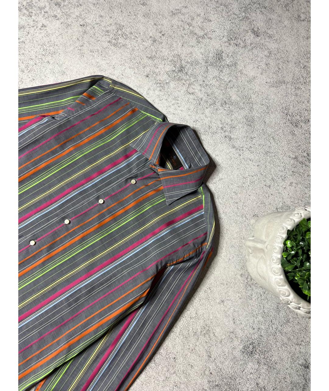 ETRO Мульти хлопковая классическая рубашка, фото 4