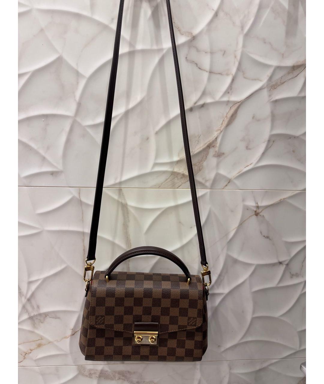 LOUIS VUITTON Коричневая сумка через плечо, фото 3