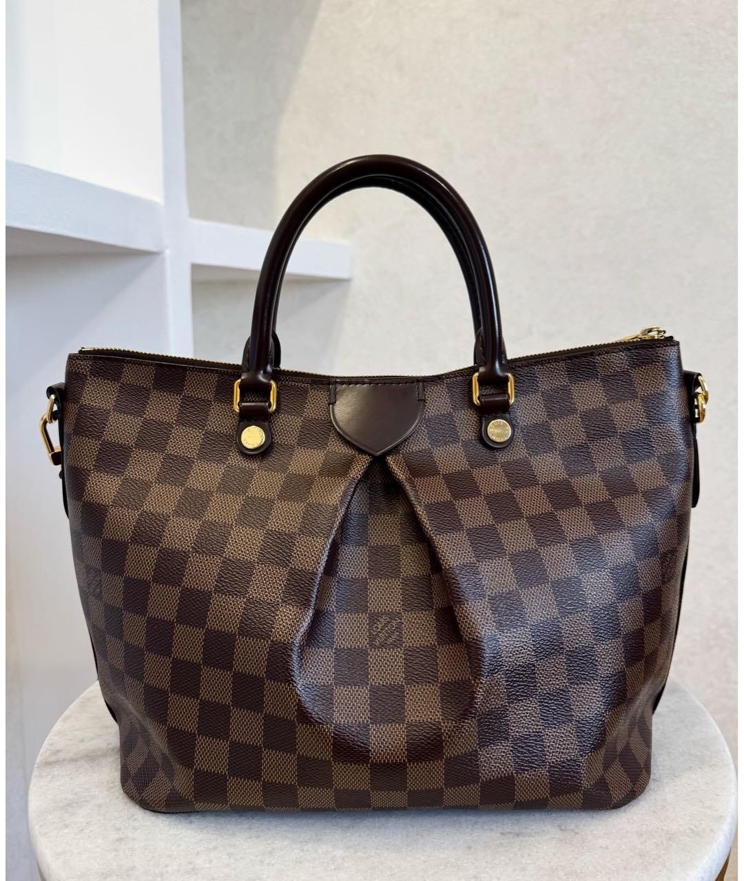 LOUIS VUITTON Коричневая сумка тоут, фото 4