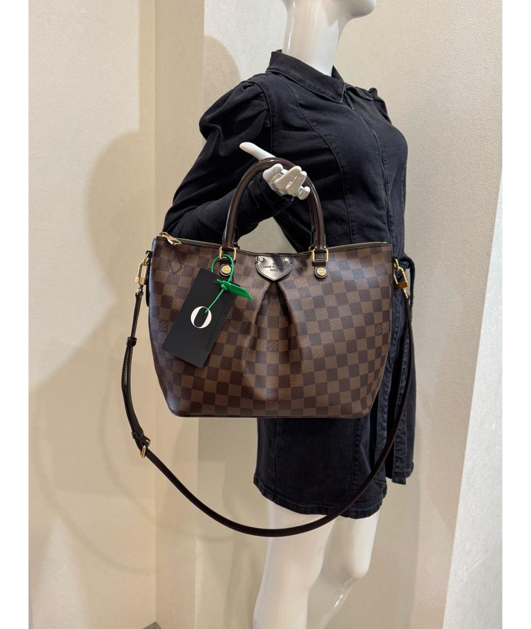 LOUIS VUITTON Коричневая сумка тоут, фото 6
