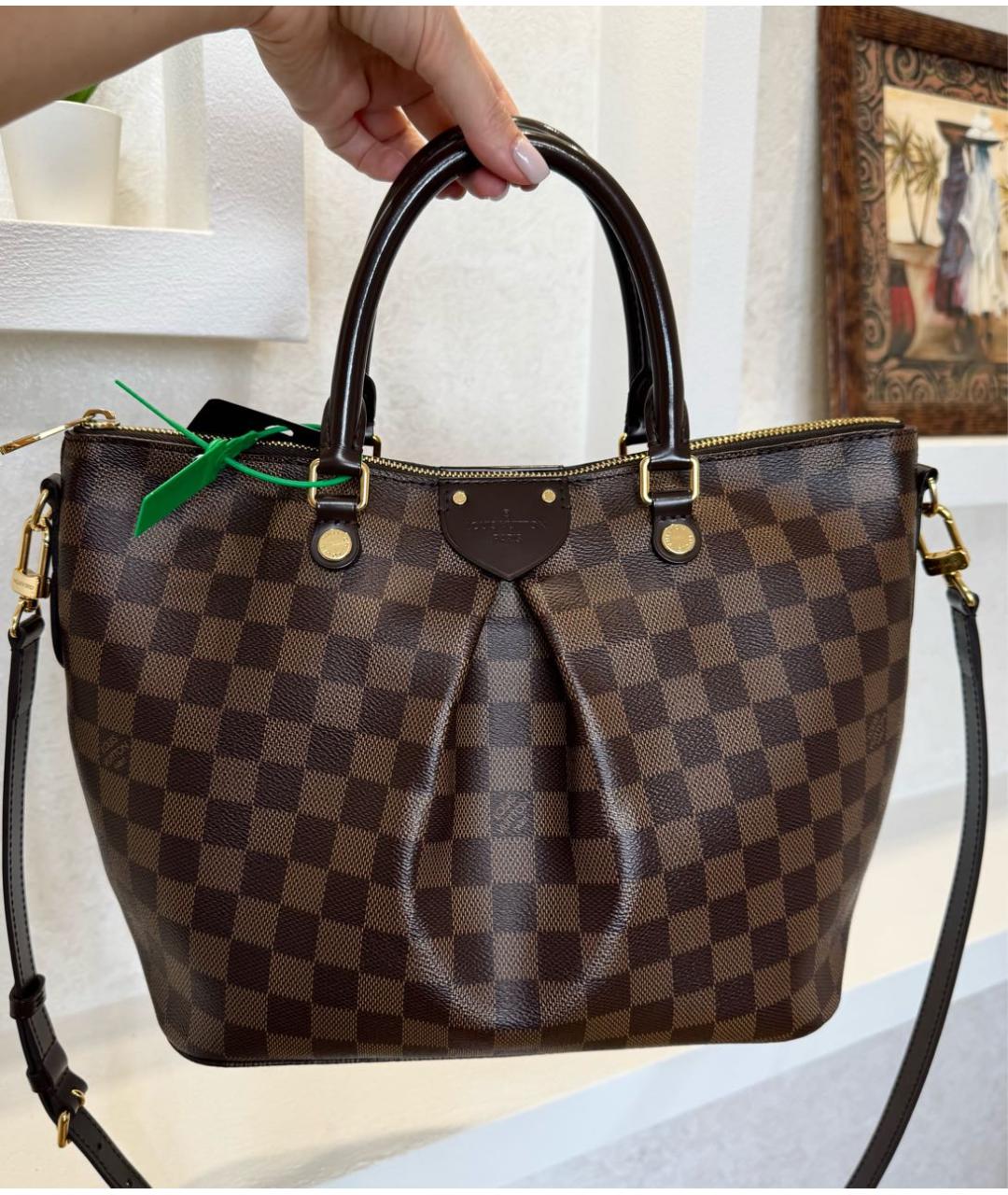 LOUIS VUITTON Коричневая сумка тоут, фото 8
