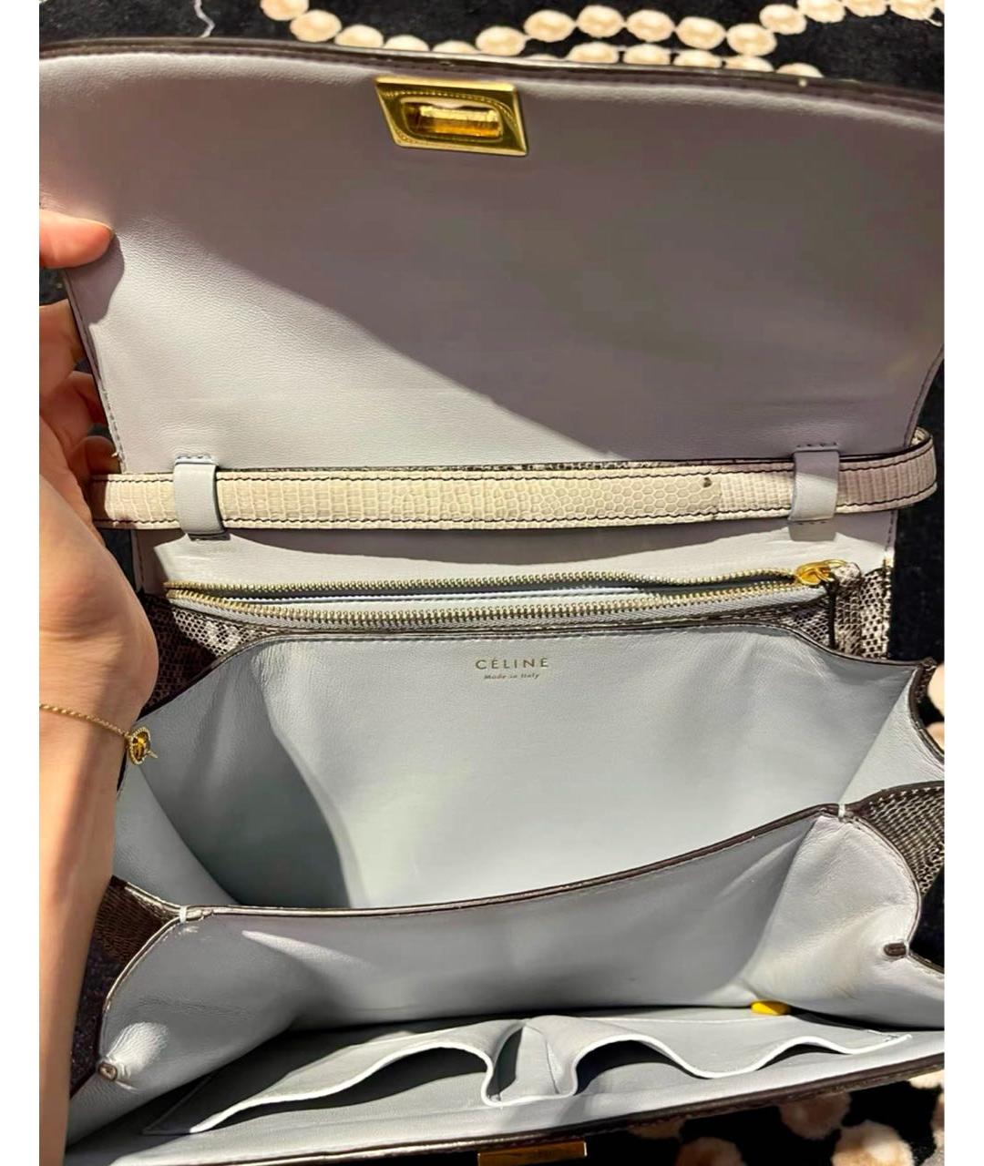 CELINE Сумка через плечо из экзотической кожи, фото 5