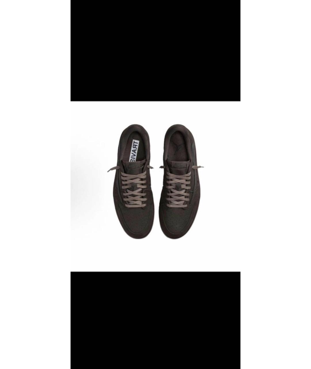 NIKE Коричневые низкие кроссовки / кеды, фото 2