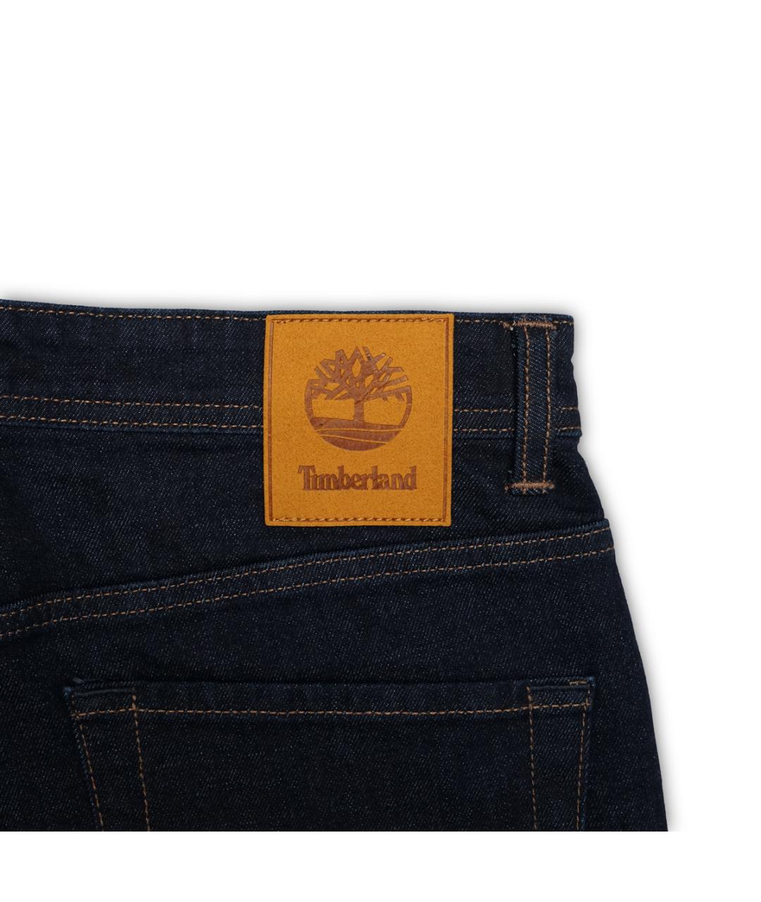 TIMBERLAND Темно-синие хлопко-эластановые прямые джинсы, фото 6