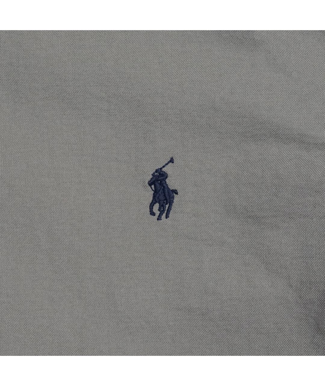 POLO RALPH LAUREN Серая хлопковая кэжуал рубашка, фото 3