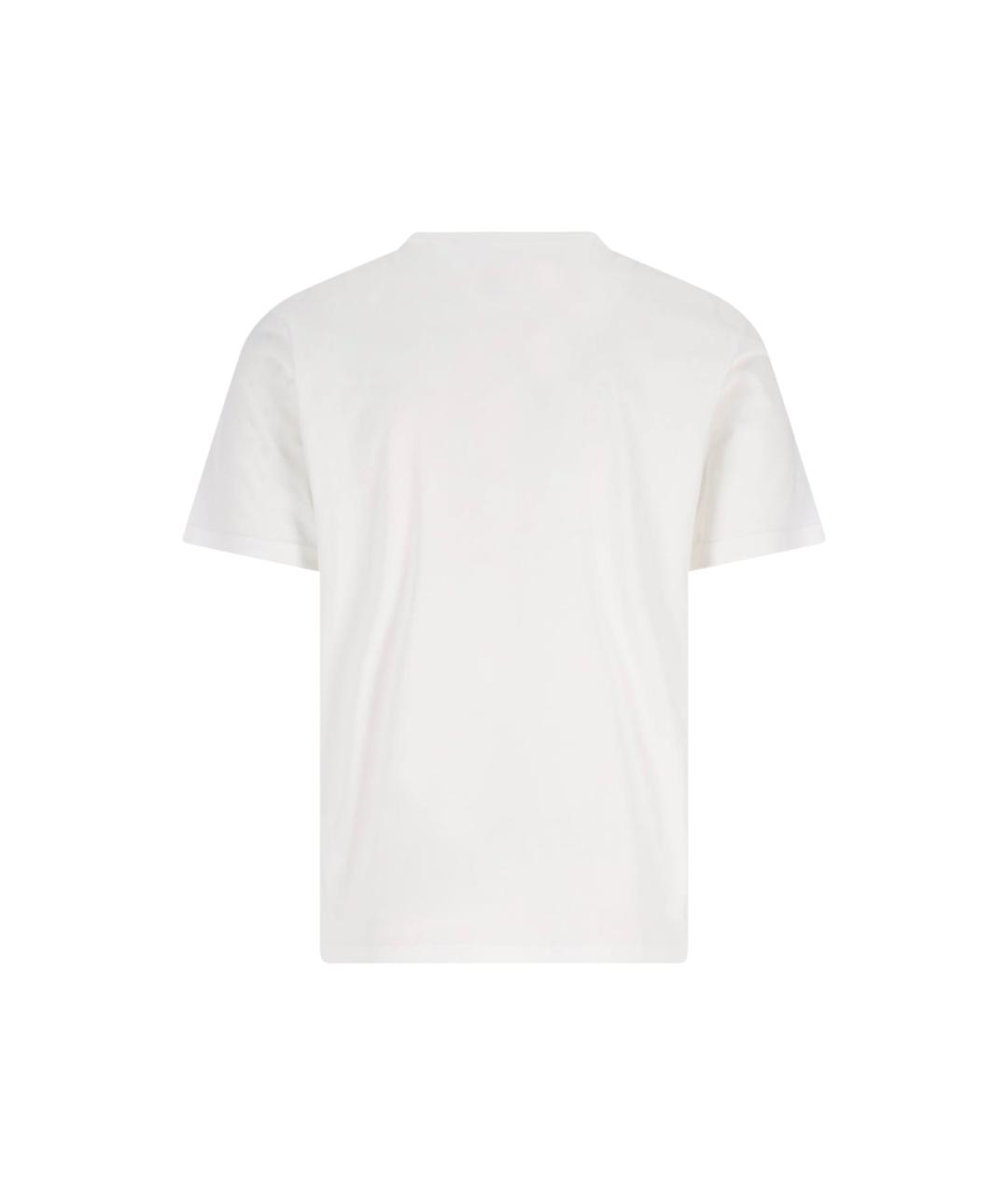 CP COMPANY Белая хлопковая футболка, фото 2