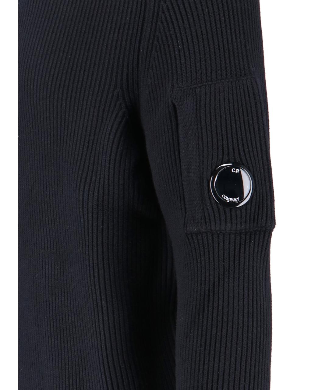 CP COMPANY Черный хлопковый джемпер / свитер, фото 3