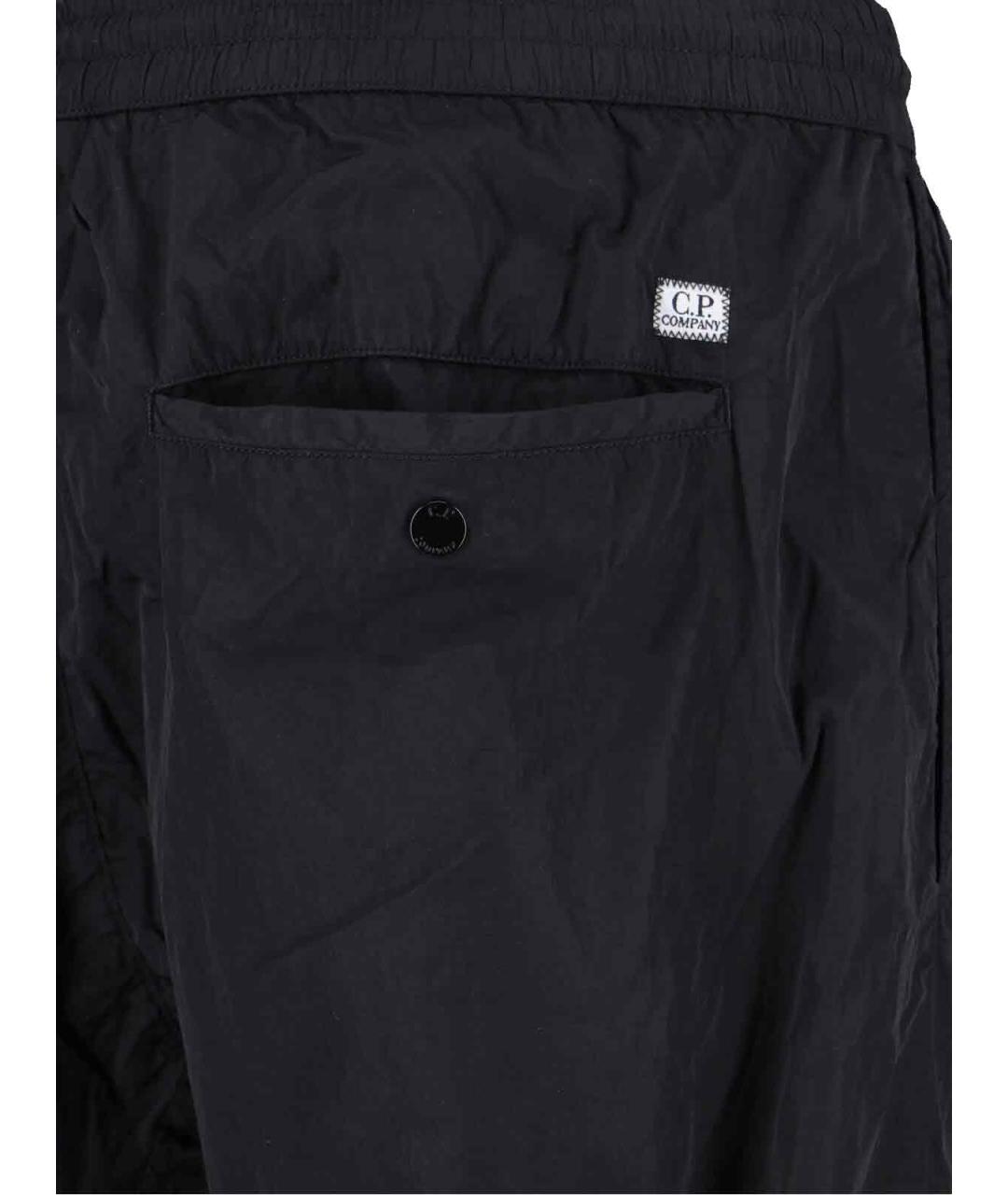 CP COMPANY Черные полиамидовые повседневные брюки, фото 5