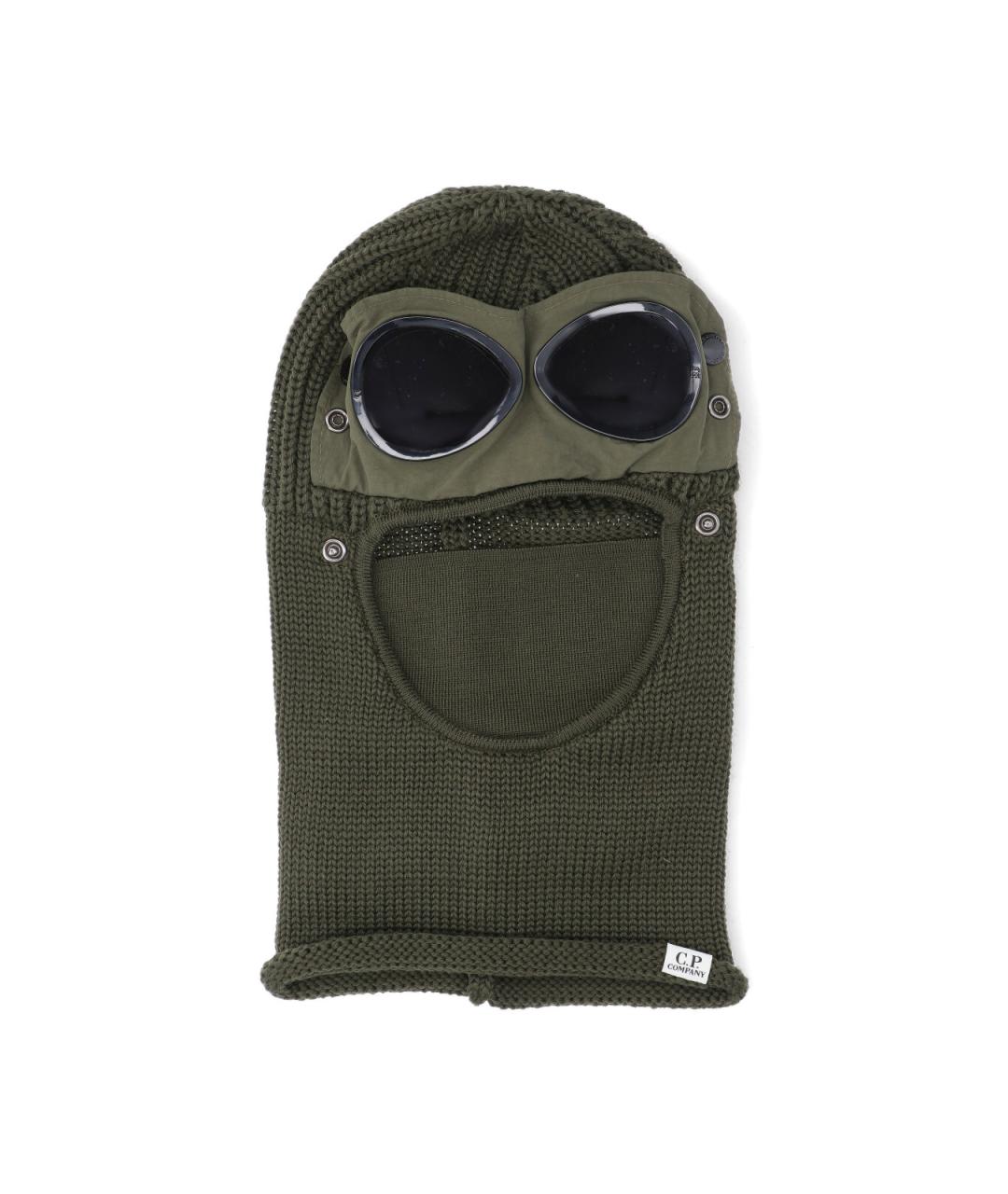 CP COMPANY Зеленая шерстяная шапка, фото 1