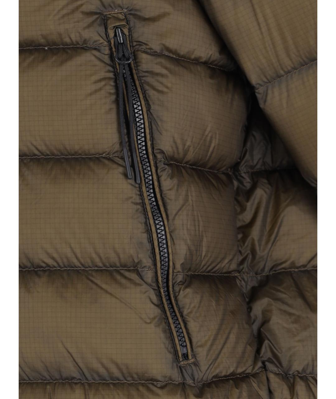 CP COMPANY Коричневая полиамидовая куртка, фото 5