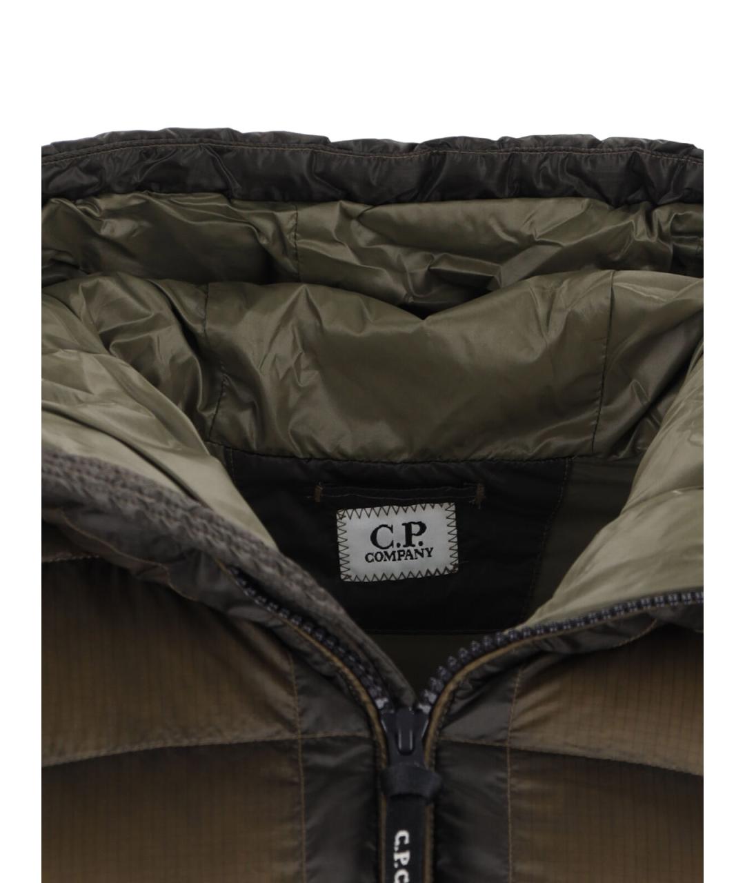 CP COMPANY Коричневая полиамидовая куртка, фото 4