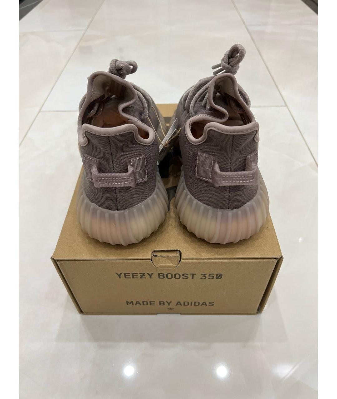 ADIDAS YEEZY Фиолетовые текстильные низкие кроссовки / кеды, фото 4