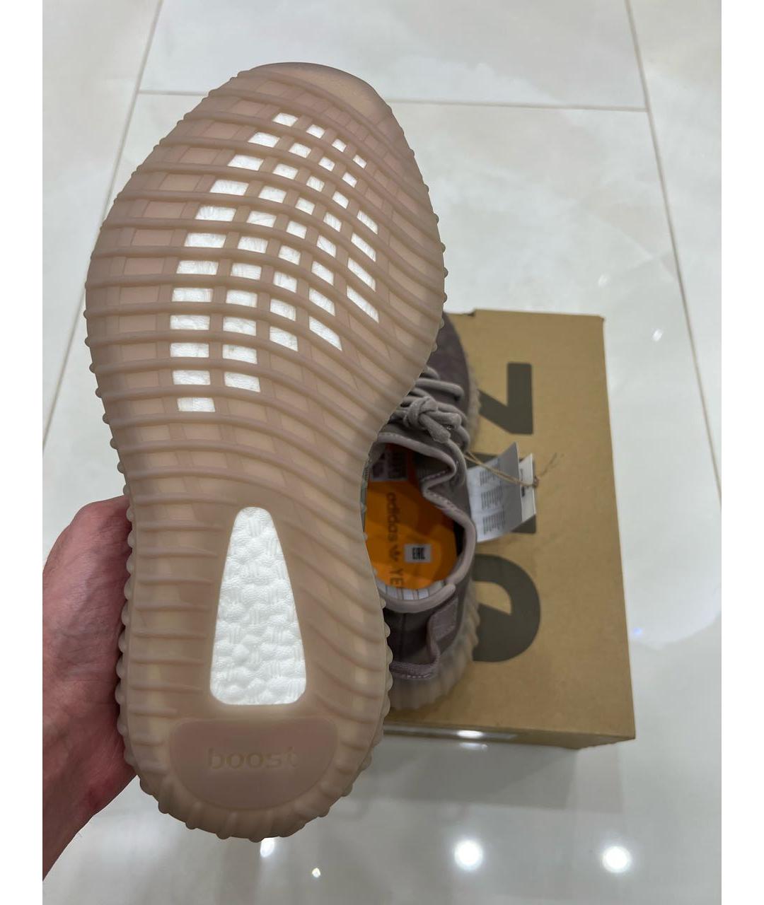 ADIDAS YEEZY Фиолетовые текстильные низкие кроссовки / кеды, фото 6